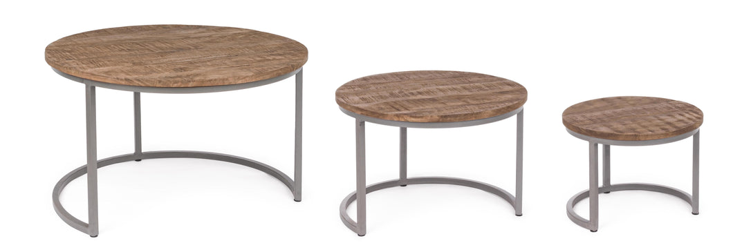 Orlando Store™ - SET3 Narvik Round Coffee Table