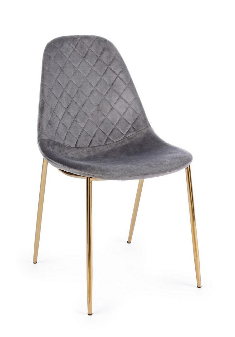 Orlando Store™ - Dark Gray Velvet Terry Chair