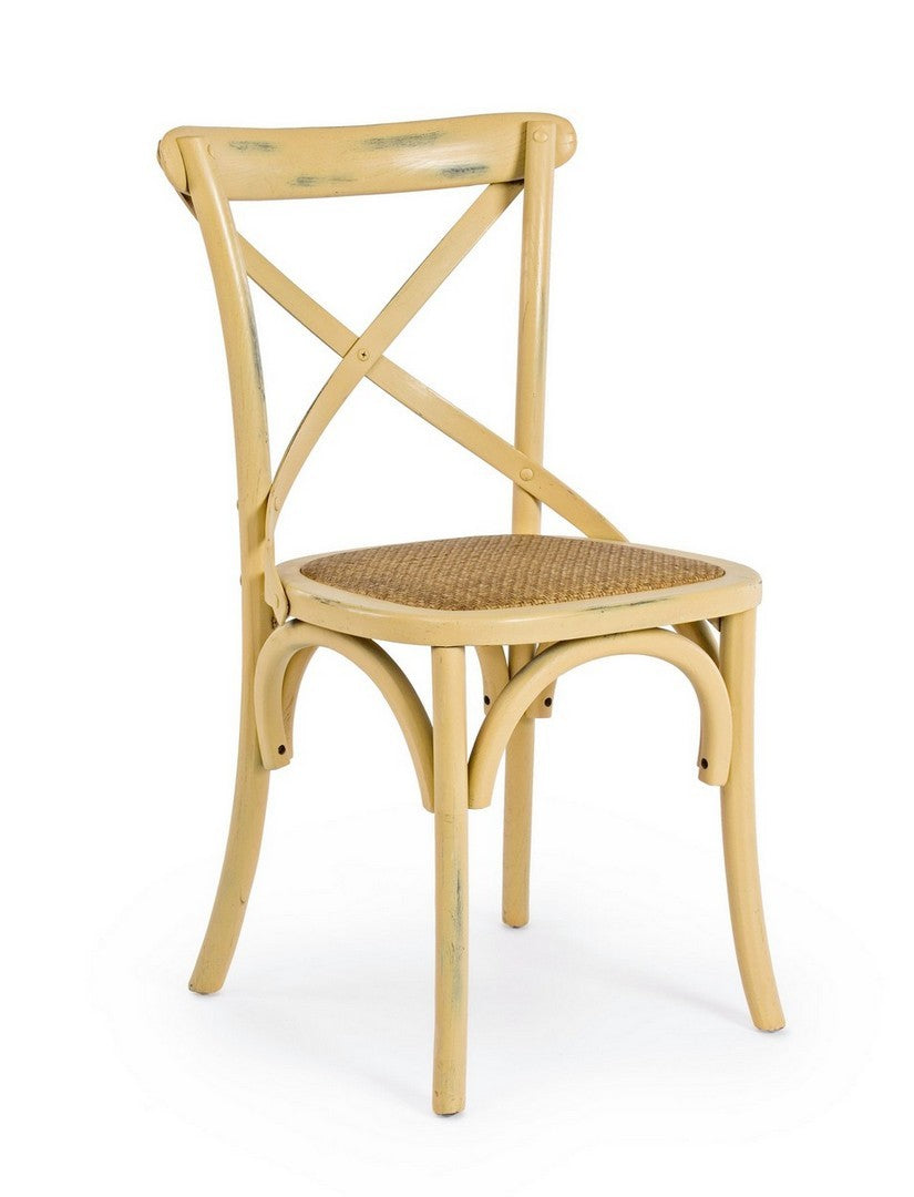 Orlando Store™ - Cross Ocher Chair