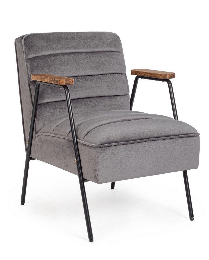 Orlando Store™ - POLTRONA OCTAV GRIGIO SCURO