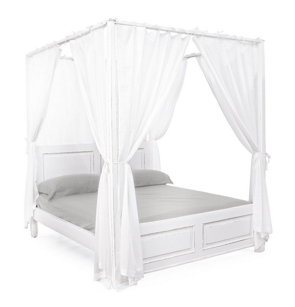 Orlando Store™ - Letto 2 Posti Colette con Tende