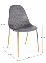 Load image into Gallery viewer, Orlando Store™ - Dark Gray Velvet Terry Chair
