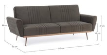 Carica l&#39;immagine nel visualizzatore di Gallery, Orlando Store™ - Divano Letto Johnny Velluto Visone
