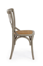 Orlando Store™ - Cross Chair Dark Grey