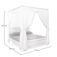 Carica l&#39;immagine nel visualizzatore di Gallery, Orlando Store™ - Letto 2 Posti Colette con Tende

