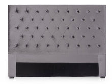 Carica l&#39;immagine nel visualizzatore di Gallery, Orlando Store™ - Testiera Letto Caspar Grigio Scuro 160
