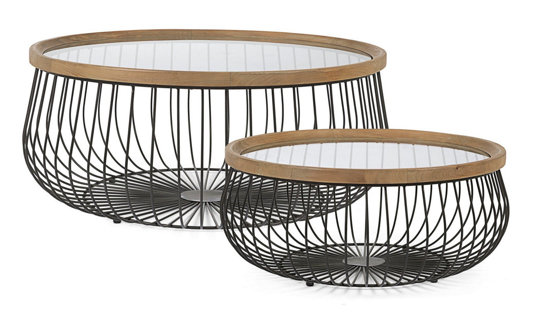 Orlando Store™ - SET2 Tavolino Shila Tondo D100