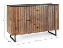 Carica l&#39;immagine nel visualizzatore di Gallery, Orlando Store™ - Credenza 2Ante-3Cassetti Norfolk
