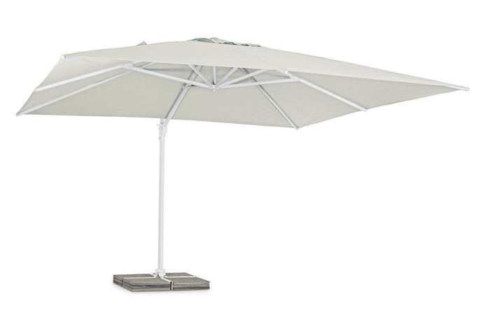 Orlando Store™ - Ombrellone Braccio Eden 4X4 Bianco-Naturale