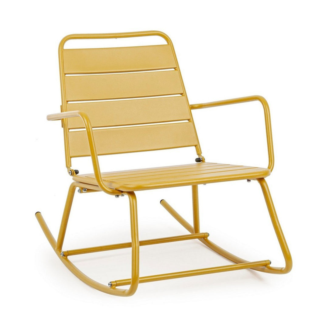 Orlando Store™ - Poltrona Dondolo Lillian Ocra