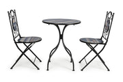 Orlando Store™ - Set Tavolo + 2 Sedie Pieghevoli Huston