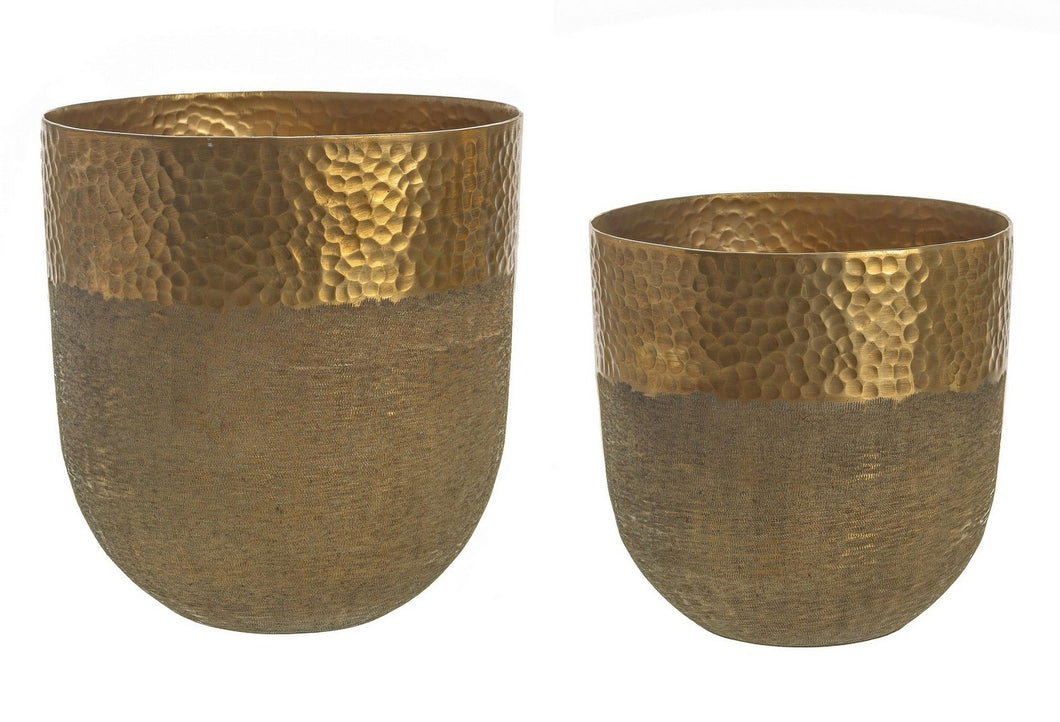 Orlando Store™ - SET2 Vaso Hammel Curvy Oro