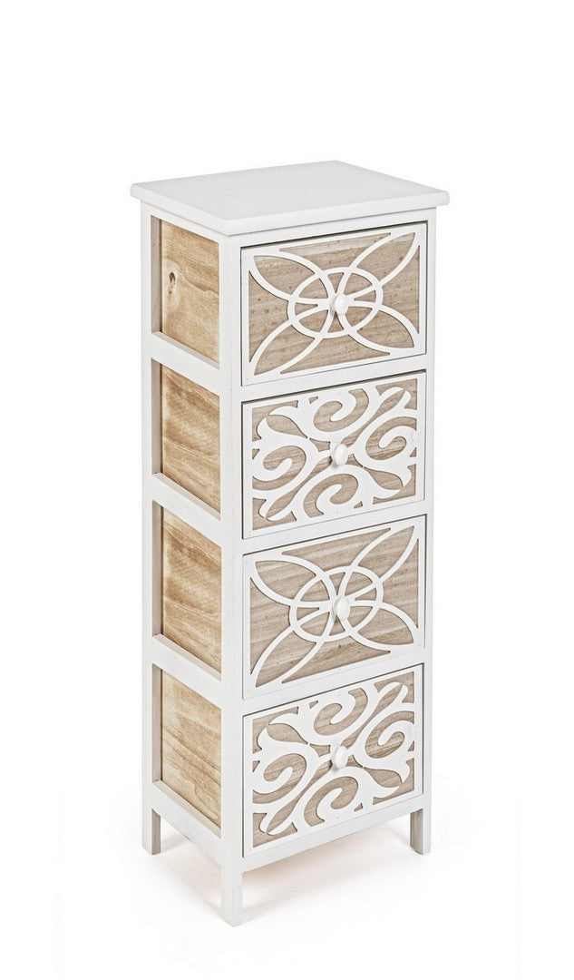 Orlando Store™ - Cassettiera 4 Cassetti Pattern 26X32