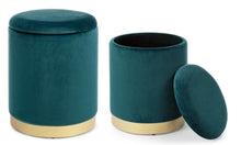 Carica l&#39;immagine nel visualizzatore di Gallery, Orlando Store™ - SET2 Pouf Contenitore Polina Navyus
