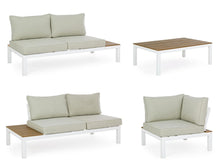 Carica l&#39;immagine nel visualizzatore di Gallery, Orlando Store™ - SET Salotto Angolare Elias Bianco SJ60
