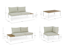Carica l&#39;immagine nel visualizzatore di Gallery, Orlando Store™ - SET Salotto Angolare Elias Bianco SJ60
