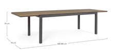 Carica l&#39;immagine nel visualizzatore di Gallery, Orlando Store™ - Tavolo Allungabile Elias 200-300X95 Antracite SJ61
