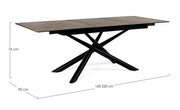 Orlando Store™ - Tavolo Allungabile Seyfert 160-220X90