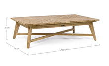 Carica l&#39;immagine nel visualizzatore di Gallery, Orlando Store™ - Tavolino Coachella Rettangolare 120X70
