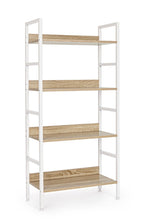 Load image into Gallery viewer, Orlando Store™ - 4-storey bookcase Elettra Bianca 60X27.6, H126
