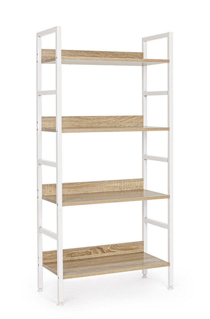Orlando Store™ - 4-storey bookcase Elettra Bianca 60X27.6, H126