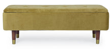 Load image into Gallery viewer, Orlando Store™ - Kira Olive 2-Seater Storage Bench
