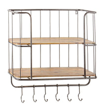 Load image into Gallery viewer, Orlando Store™ - 2 Tier Shelf - 6 Hooks
