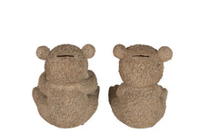 Load image into Gallery viewer, Orlando Store™ - SET 2 Light Brown Resin Teddy Money Box

