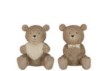 Load image into Gallery viewer, Orlando Store™ - SET 2 Light Brown Resin Teddy Money Box

