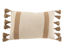 Load image into Gallery viewer, Orlando Store™ - Striped Rectangular Cotton Beach Cushion in Taupe
