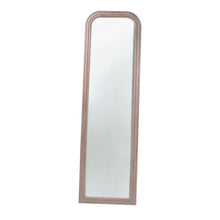 Load image into Gallery viewer, Orlando Store™ - Oval Matt Antiqued Cream Wood Floor Mirror
