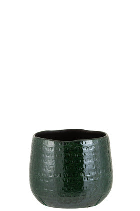 Orlando Store™ - Portavasi Motivo Ceramica Verde Medium