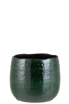 Orlando Store™ - Portavasi Motivo Ceramica Verde Large