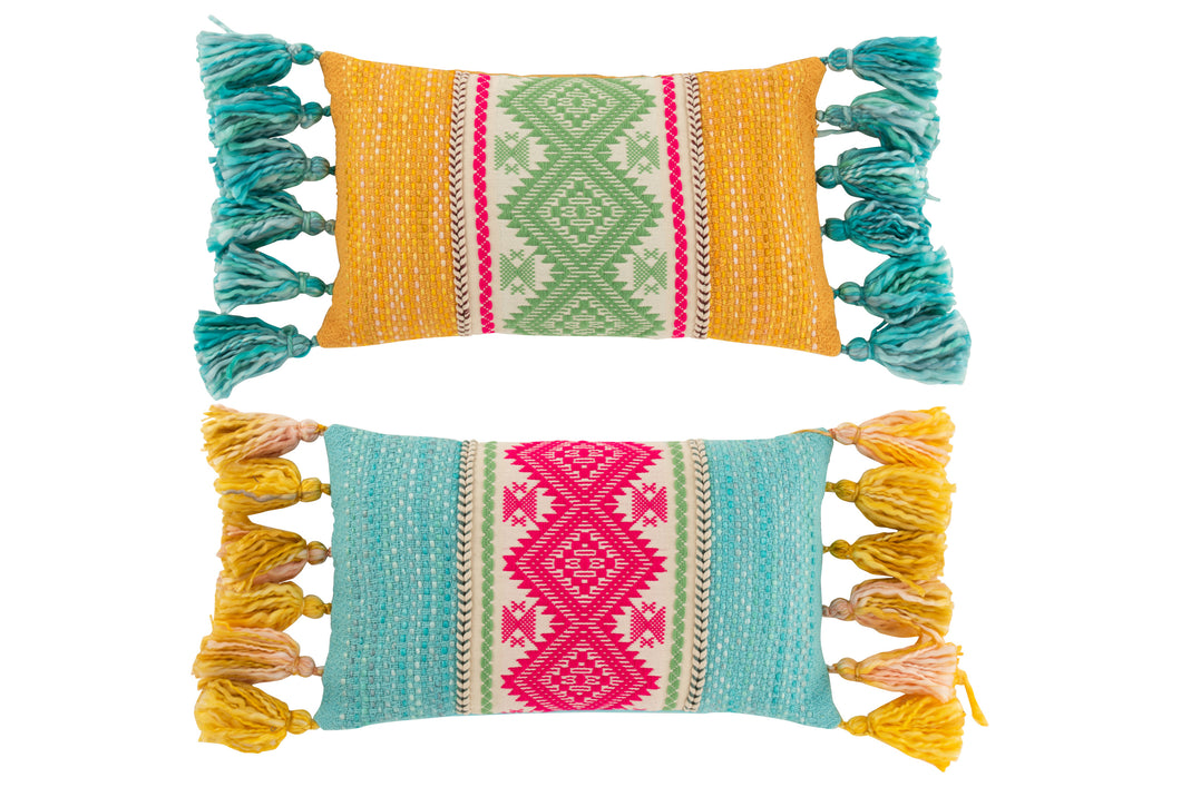 Orlando Store™ - Sarah Cotton Mix Cushion 2 Pieces