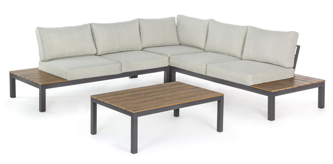 Orlando Store™ - SET Salotto Angolare Elias Antracite SJ61