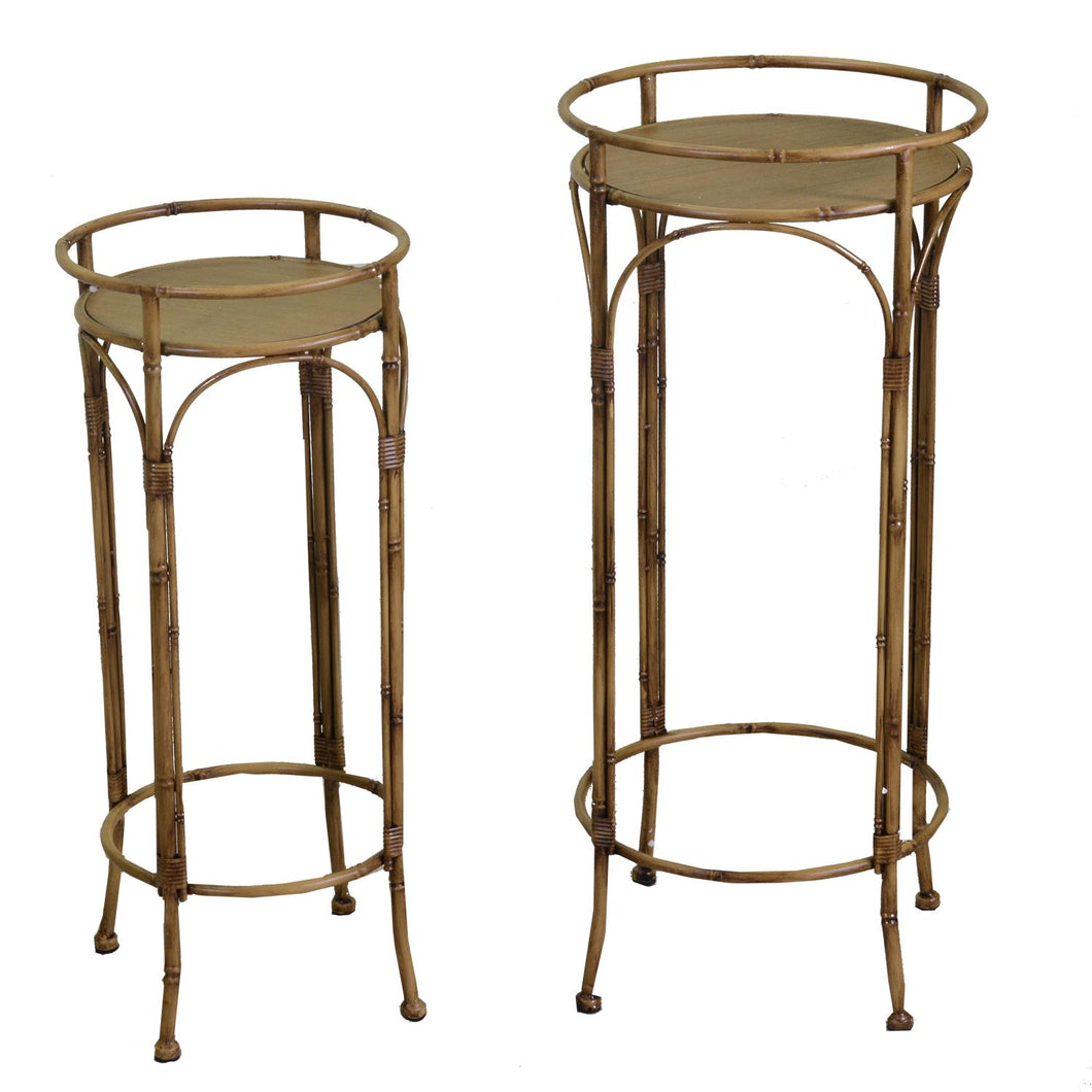 Orlando Store™ - Colonnina Legno Marrone Tonda
