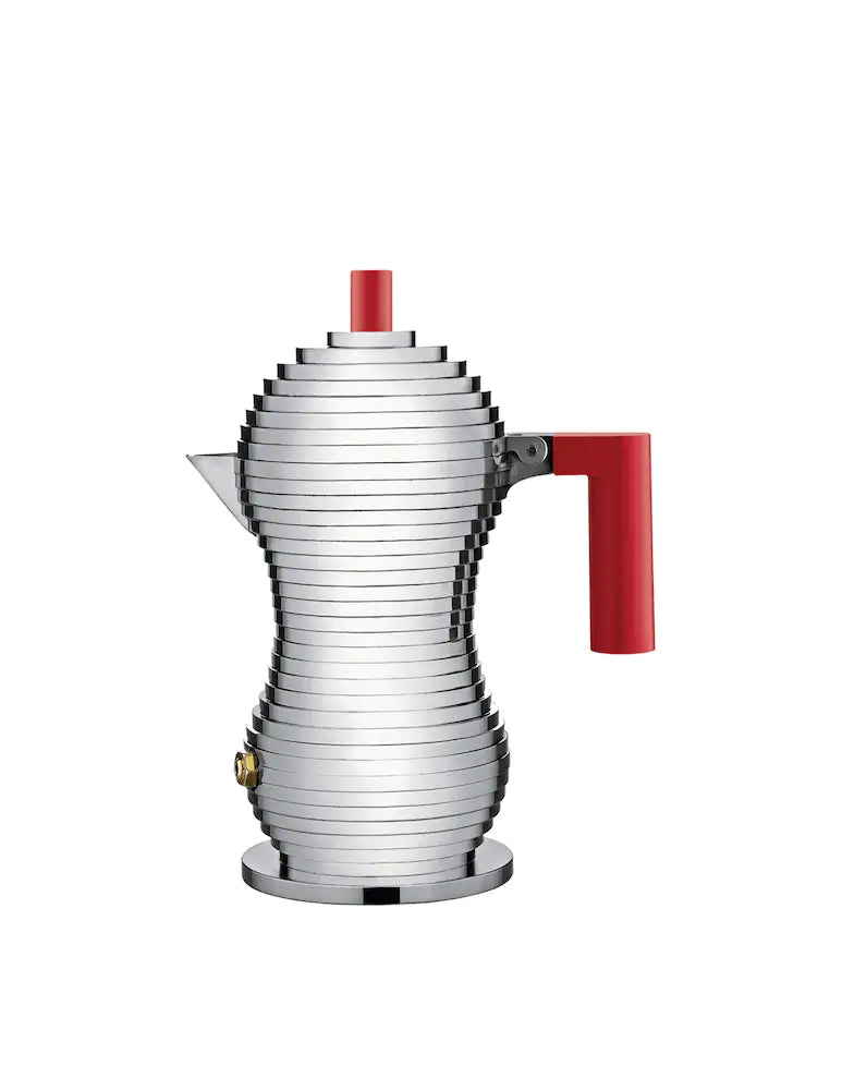 Orlando Store™ - Caffettiera Espresso Manico Rosso Pulcina - 1 tazza
