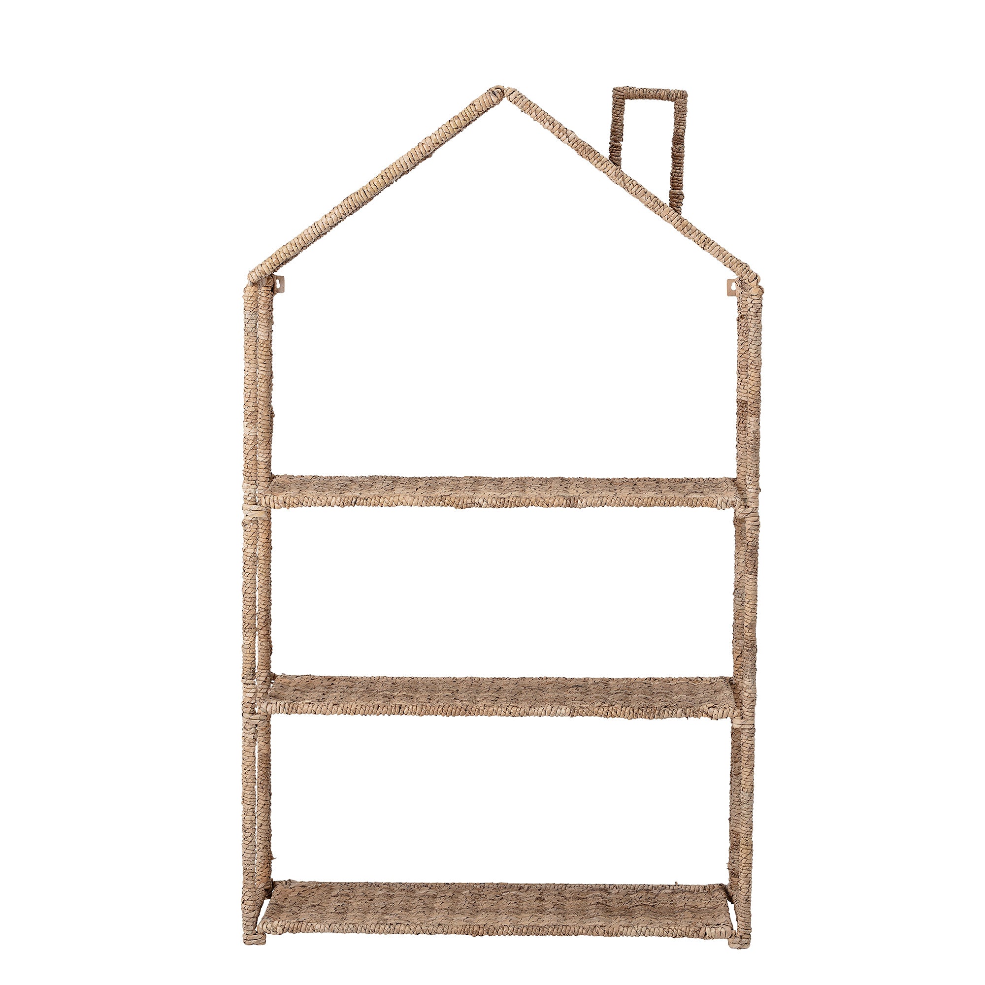 Libreria Geometrica LOKO A Forma Di S, 3 Ripiani, Colore Marrone Rustico, Dimensioni 61x20x61 Cm, In Legno Ingegnerizzato, Portaoggetti Salvaspazio Per Soggiorno E Camera - 3