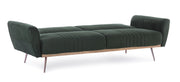 Orlando Store™ - Johnny Velvet Sofa Bed Dark Green