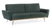 Orlando Store™ - Johnny Velvet Sofa Bed Dark Green