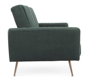 Orlando Store™ - Johnny Velvet Sofa Bed Dark Green