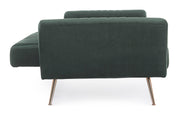 Orlando Store™ - Johnny Velvet Sofa Bed Dark Green