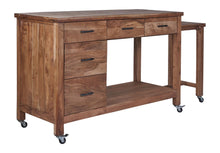 Orlando Store ™ - Credenza con Piano Estraibile e Ruote