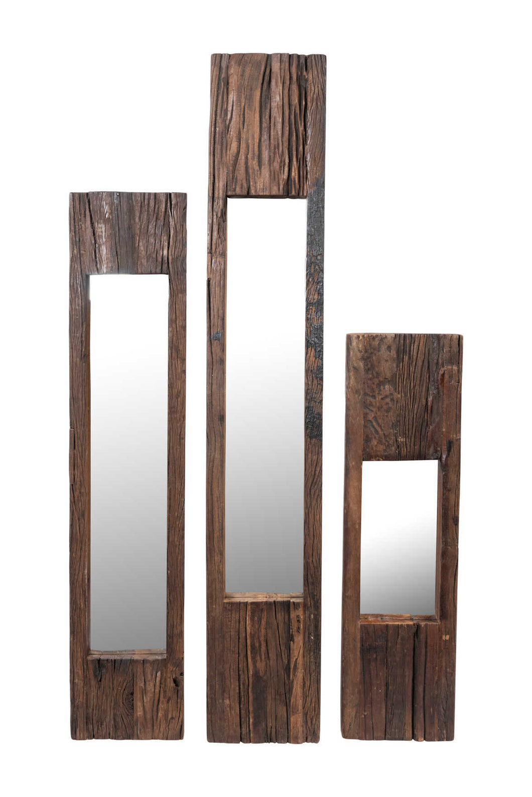 Orlando Store™ - SET3 Specchio Rettangolare in Legno