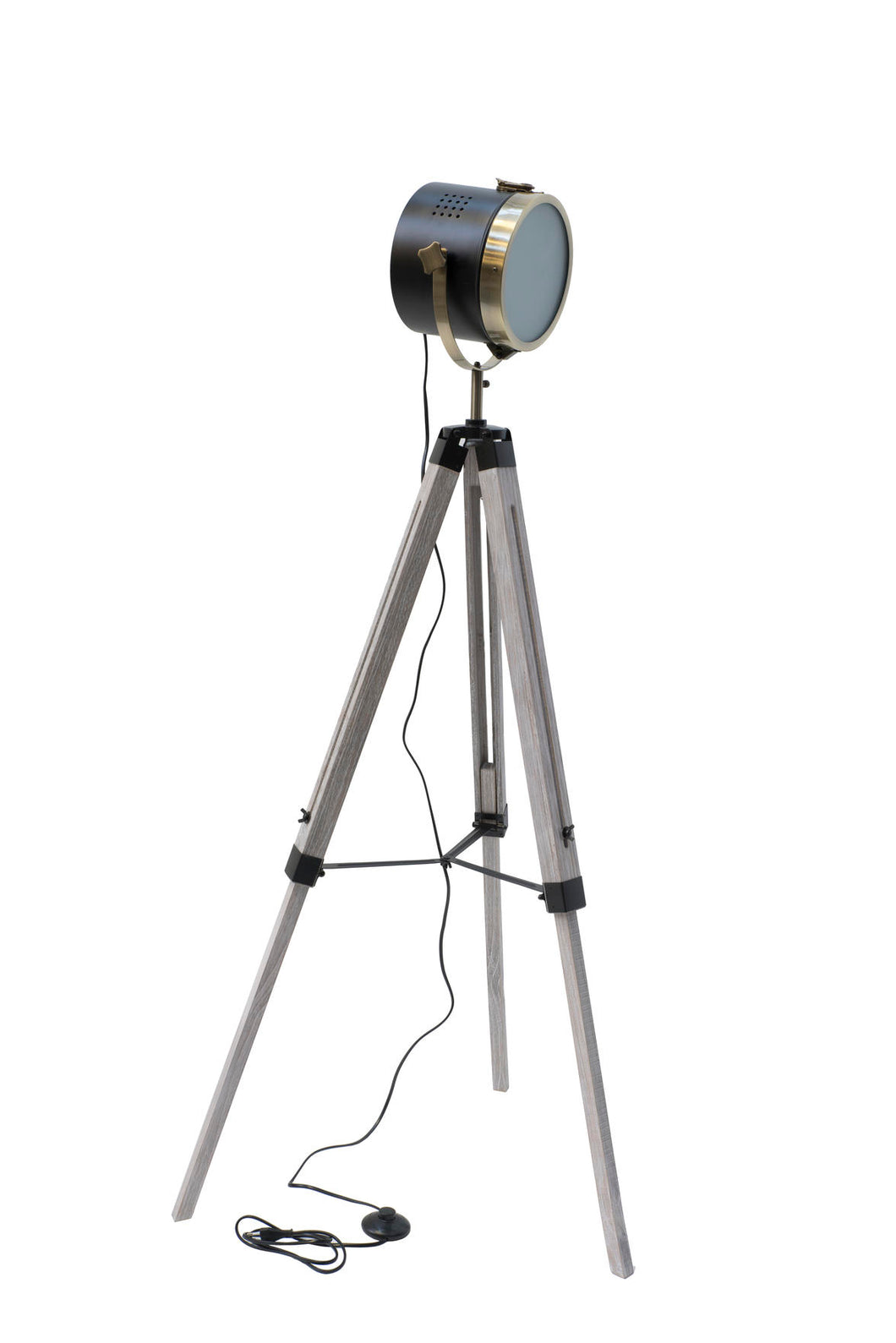 Orlando Store™ - Cinema - Lamp on Wooden and Metal Tripod