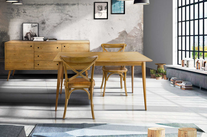 Orlando Store™ - Tavolo con 1 Allunga CM 50 Massello