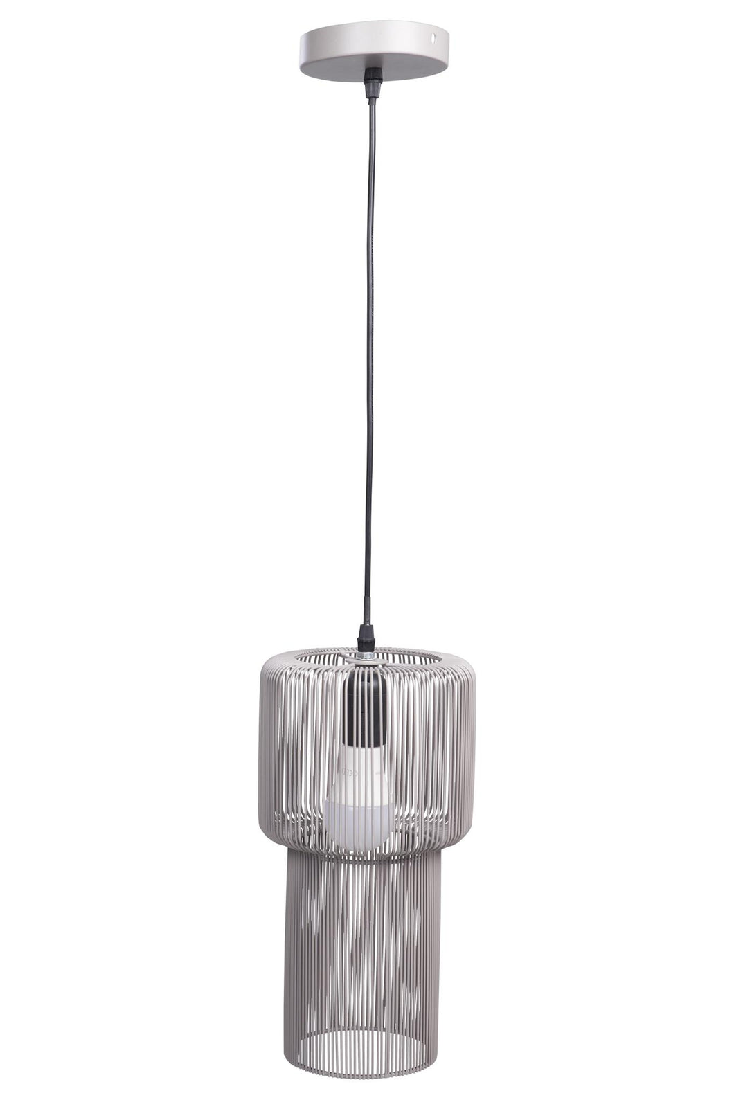 Orlando Store™ - Fyn - Tubular Chandelier with Gray Metal Wires