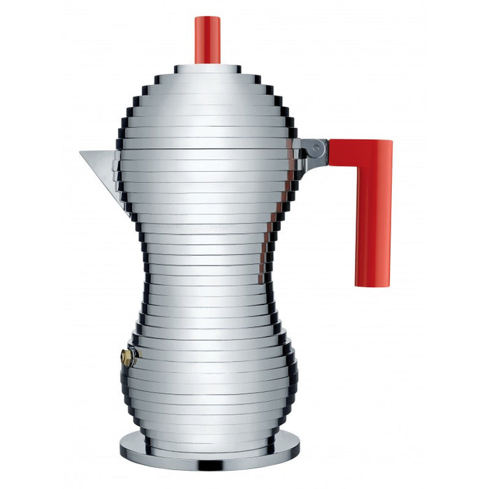 Orlando Store™ - Pulcina Red Handle Espresso Coffee Maker - 6 cups
