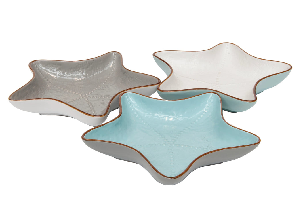 Orlando Store™ - SET 3 Ciotola Stella Marina Mediterraneo Linea Mare