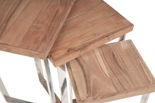 Carica l&#39;immagine nel visualizzatore di Gallery, Orlando Store™ - SET3 Tavolino Basso in Legno e Metallo
